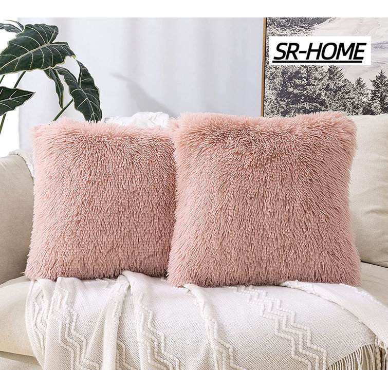 Fuzzy pillow online covers